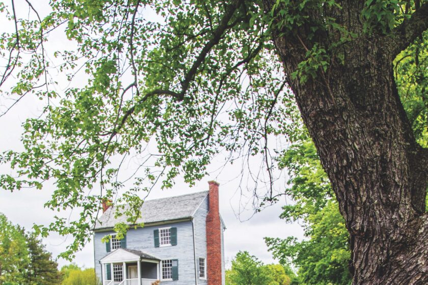 HDW8EY George Peers house, site of last shot of artillery fire in American Civil War; Appomattox, Virginia, United States of America