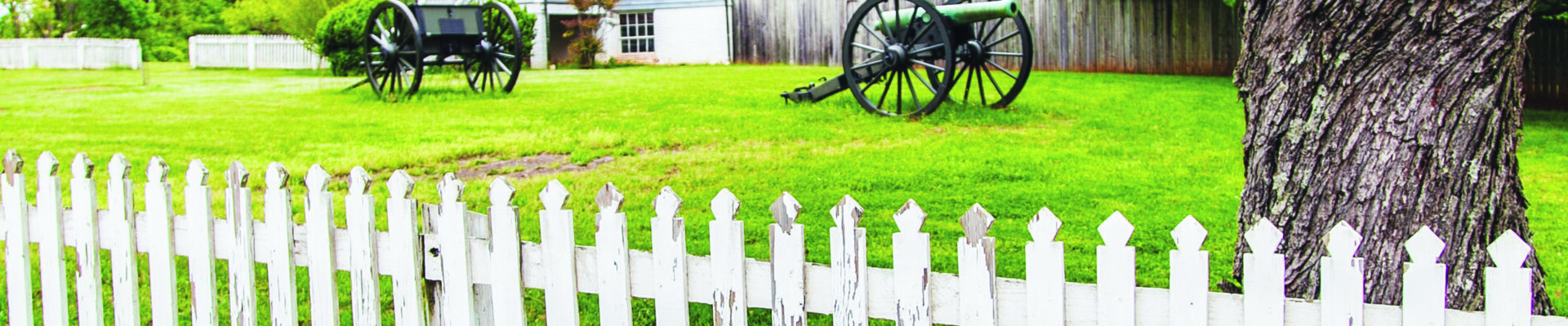 A sign demarcates a historical spot in Virginia.