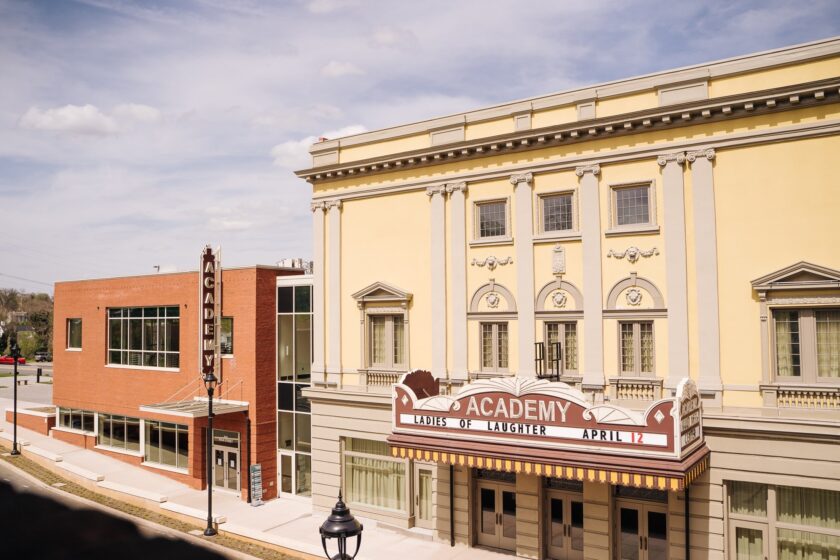 View of an old-fashioned theatre